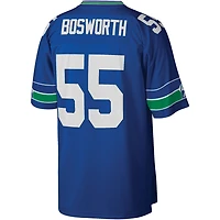 Maillot réplique Mitchell & Ness Brian Bosworth Royal Seattle Seahawks Legacy pour hommes