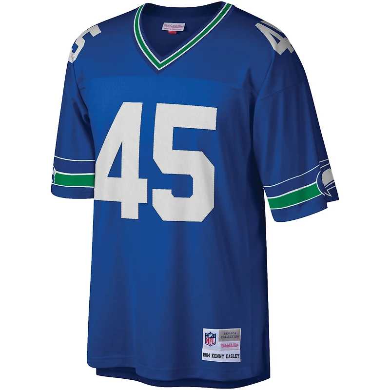 Maillot réplique Mitchell & Ness Kenny Easley Royal Seattle Seahawks Legacy pour homme