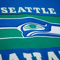 Men's Mitchell & Ness Royal Seattle Seahawks Retro Colorblock Tank Top