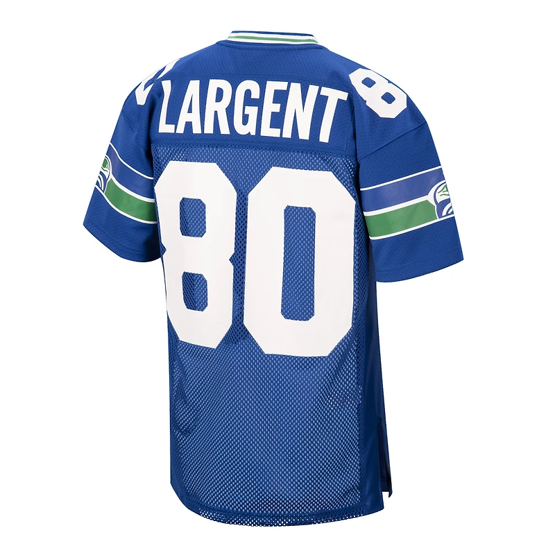 Maillot Mitchell & Ness Steve Largent Royal Seattle Seahawks 1985 Authentique Rétro, Retraité