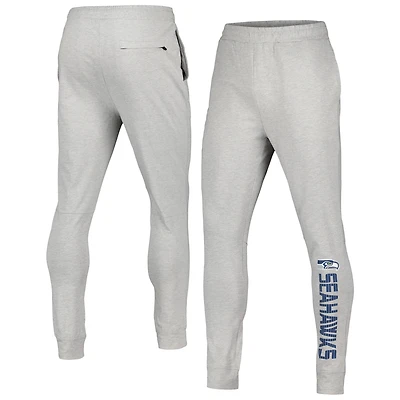 Pantalon de jogging lounge MSX by Michael Strahan pour hommes, gris, Seattle Seahawks