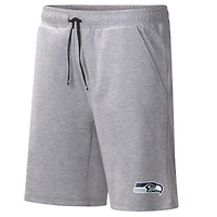 Short d'entraînement MSX by Michael Strahan Heather Grey Seattle Seahawks pour homme