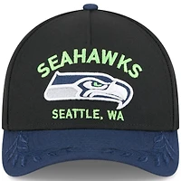 Men's New Era /College Navy Seattle Seahawks 2025 NFL Draft 9FORTY M-Crown A-Frame Adjustable Hat