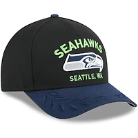 Men's New Era /College Navy Seattle Seahawks 2025 NFL Draft 9FORTY M-Crown A-Frame Adjustable Hat