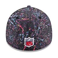 Men's New Era  Black Seattle Seahawks 2025 NFL Crucial Catch 39THIRTY Flex Hat