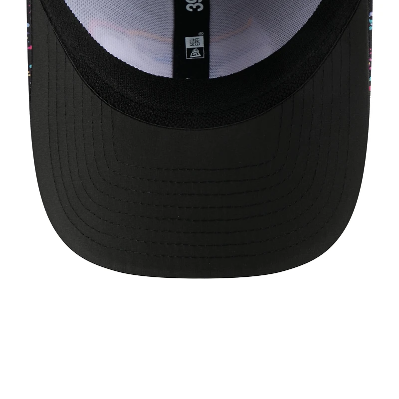 Men's New Era  Black Seattle Seahawks 2025 NFL Crucial Catch 39THIRTY Flex Hat