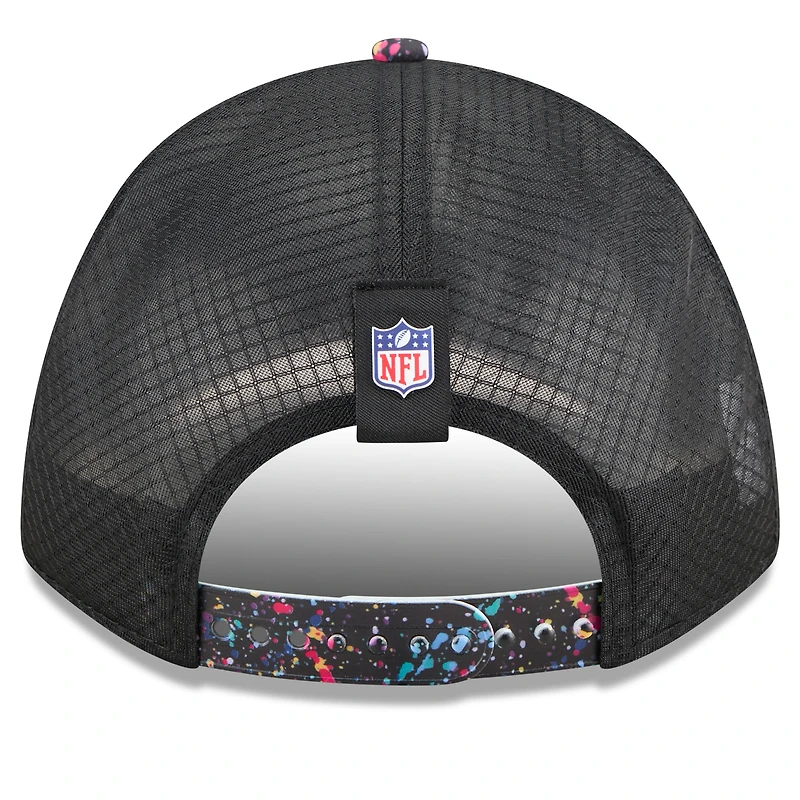 Casquette ajustable 9FORTY NFL Crucial Catch 2025 des Seattle Seahawks de New Era pour homme, noire