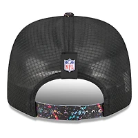 Men's New Era Black Seattle Seahawks 2025 NFL Crucial Catch 9SEVENTY Adjustable Hat