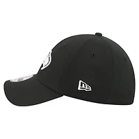 Casquette New Era noire Seattle Seahawks Core Team 39THIRTY Flex pour homme