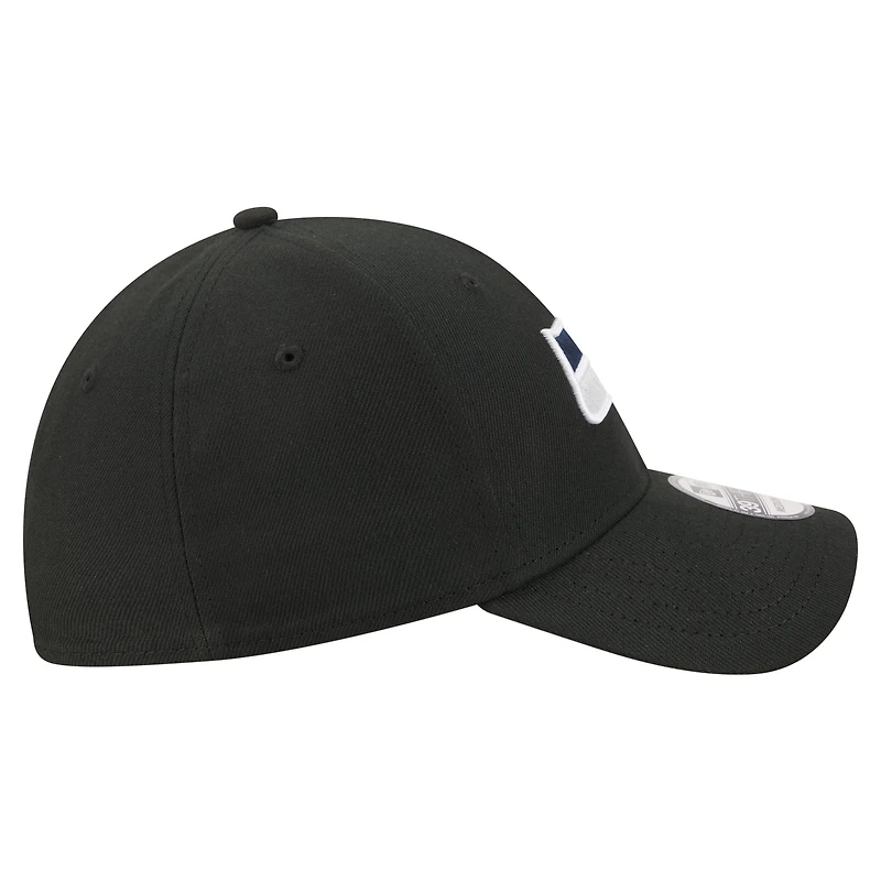 Men's New Era Black Seattle Seahawks Core Team 39THIRTY Flex Hat