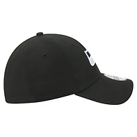 Men's New Era  Black Seattle Seahawks Core Team 39THIRTY Flex Hat