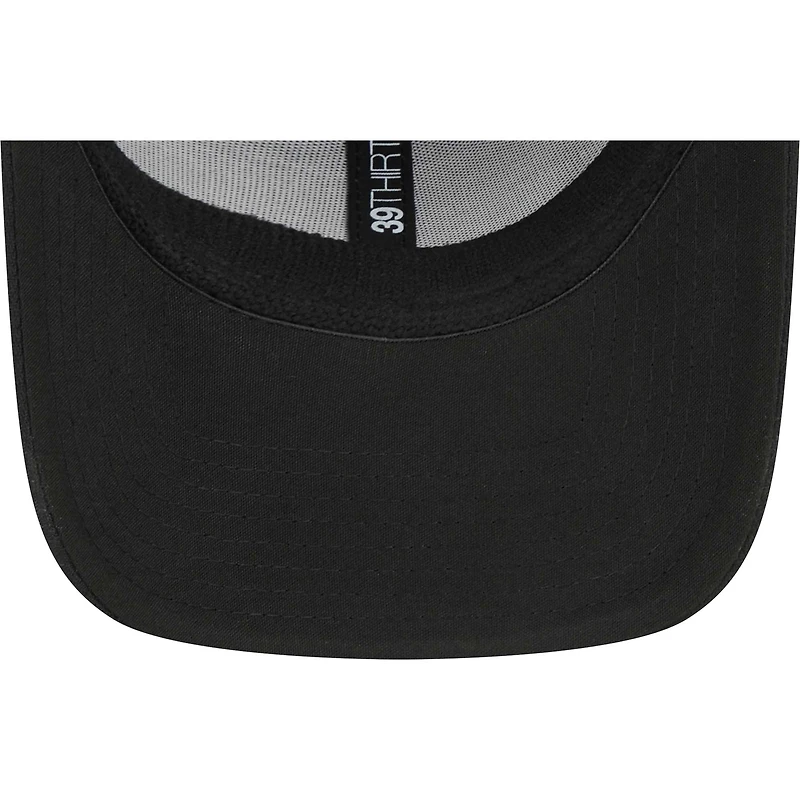 Casquette Flex New Era Seattle Seahawks Throwback Main 39THIRTY pour homme, noire
