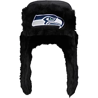 Men's New Era  Black Seattle Seahawks Trapper Hat