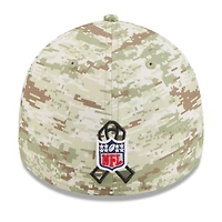 Men's New Era  Camo/Dark Green Seattle Seahawks 2025 Salute to Service 39THIRTY Flex Hat