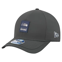 Men's New Era Charcoal Seattle Seahawks 2025 Sideline Cold Weather 9FORTY M-Crown Adjustable Hat