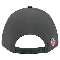 Casquette ajustable New Era 9FORTY M-Crown pour homme, couleur anthracite, Seattle Seahawks 2025, idéale pour les temps froids.