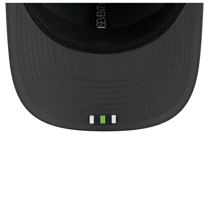 Men's New Era Charcoal Seattle Seahawks 2025 Sideline Cold Weather 9SEVENTY Adjustable Hat