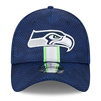 Casquette flexible New Era College Navy Seattle Seahawks 2024 Sideline 39THIRTY pour hommes