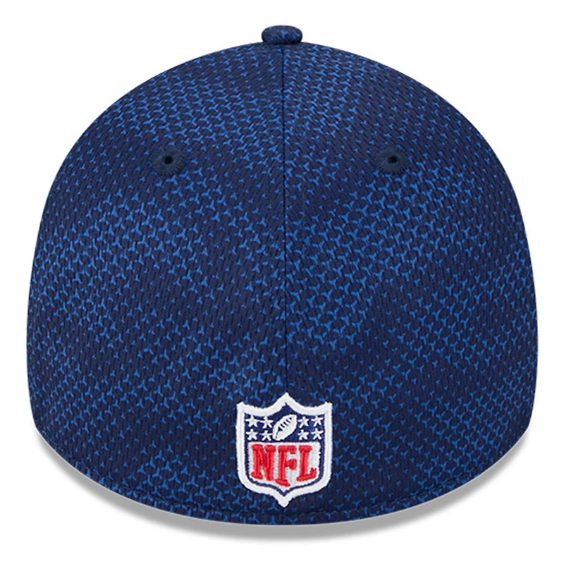 Casquette flexible New Era College Navy Seattle Seahawks 2024 Sideline 39THIRTY pour hommes