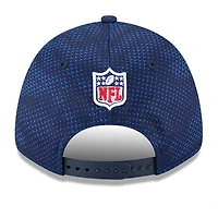Men's New Era College Navy Seattle Seahawks 2024 Sideline 9FORTY Stretch-Snap Hat