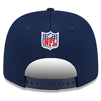 Casquette extensible à bouton-pression New Era College Navy Seattle Seahawks 2024 Sideline 9SEVENTY pour hommes