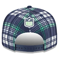 Men's New Era College Navy Seattle Seahawks 2024 Sideline Statement 9FIFTY Snapback Hat