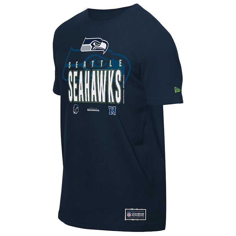Men's New Era College Navy Seattle Seahawks 2025 NFL Training Camp T-Shirt