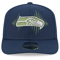 Men's New Era  College Navy Seattle Seahawks 2025 Rivalries Collection Fan Pack 9SEVENTY Adjustable Hat