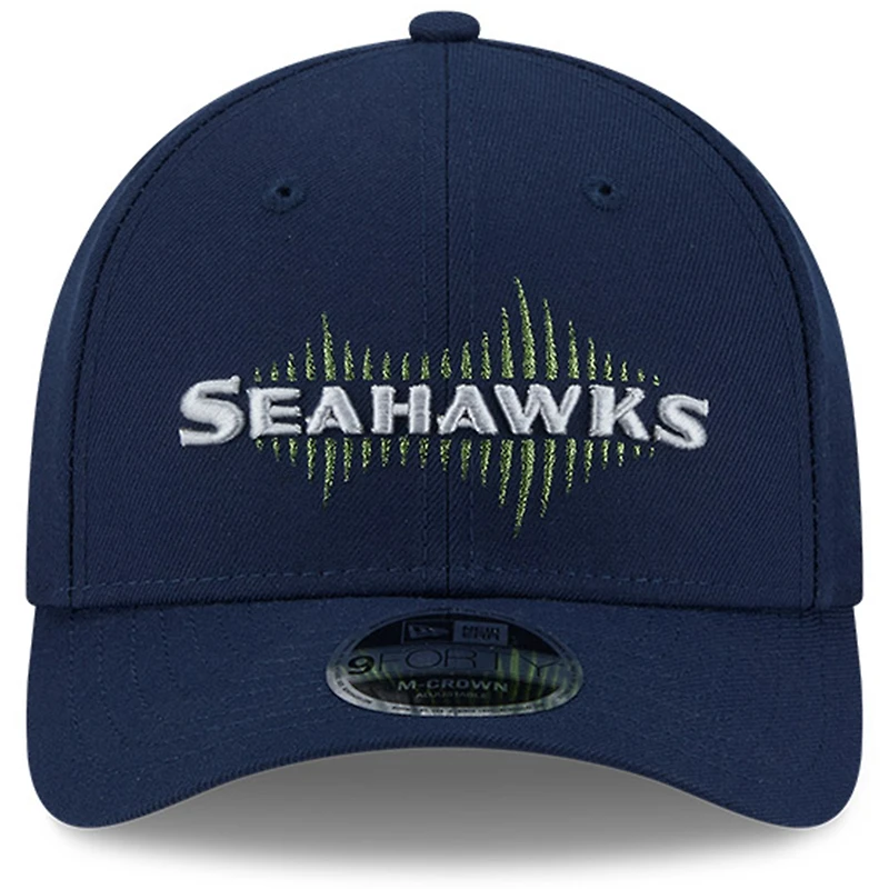 Casquette ajustable 9FORTY M-Crown pour homme, bleu marine universitaire, collection Rivalités 2025, collection New Era