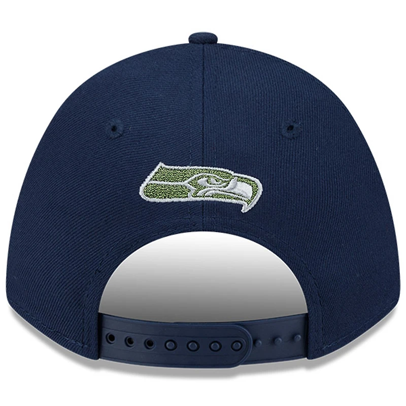 Casquette ajustable 9FORTY M-Crown pour homme, bleu marine universitaire, collection Rivalités 2025, collection New Era