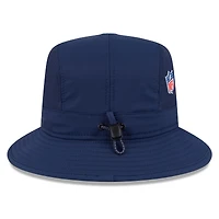 Bob New Era College Navy pour homme Seattle Seahawks 2025 Sideline