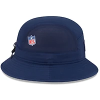 Bob New Era College Navy pour homme Seattle Seahawks 2025 Sideline
