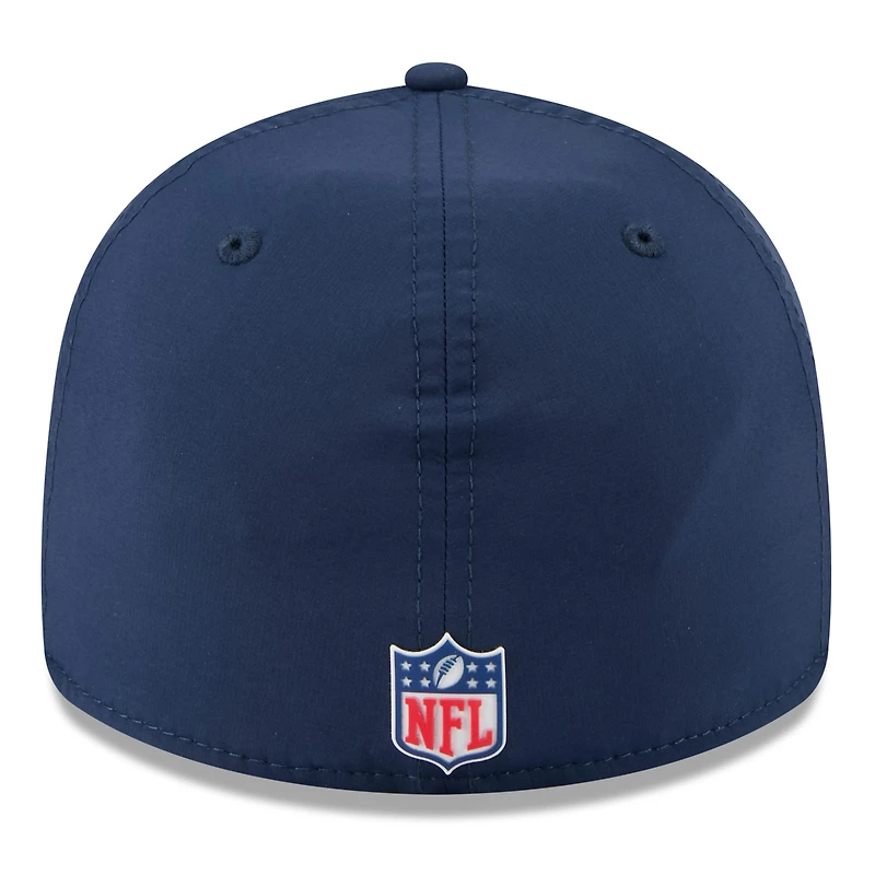 Casquette ajustée 59FIFTY pour homme New Era College Navy Seattle Seahawks 2025 Sideline Retro Crown