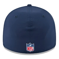 Casquette ajustée 59FIFTY pour homme New Era College Navy Seattle Seahawks 2025 Sideline Retro Crown
