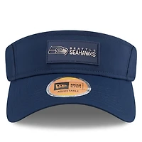 Visière latérale New Era College Navy pour homme des Seattle Seahawks 2025
