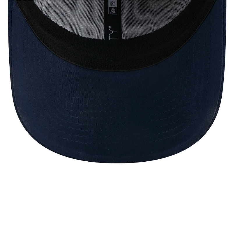 Men's New Era College Navy Seattle Seahawks A-Frame - 9FORTY Snapback Hat