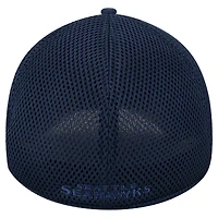 Men's New Era College Navy Seattle Seahawks Active Team Tone 39THIRTY Flex Hat