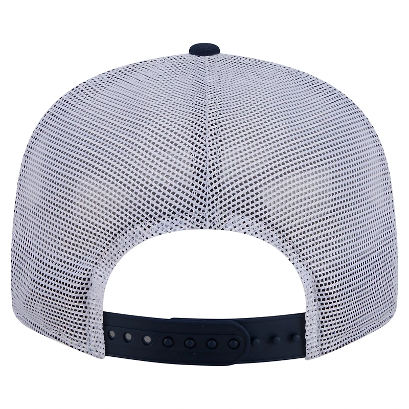 Men's New Era College Navy Seattle Seahawks Core Team 9FIFTY Trucker Snapback Hat