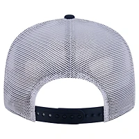Men's New Era  College Navy Seattle Seahawks Core Team 9FIFTY Trucker Snapback Hat