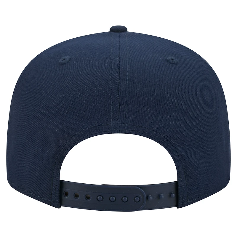 Men's New Era  College Navy Seattle Seahawks Core Team Script 9FIFTY Snapback Hat