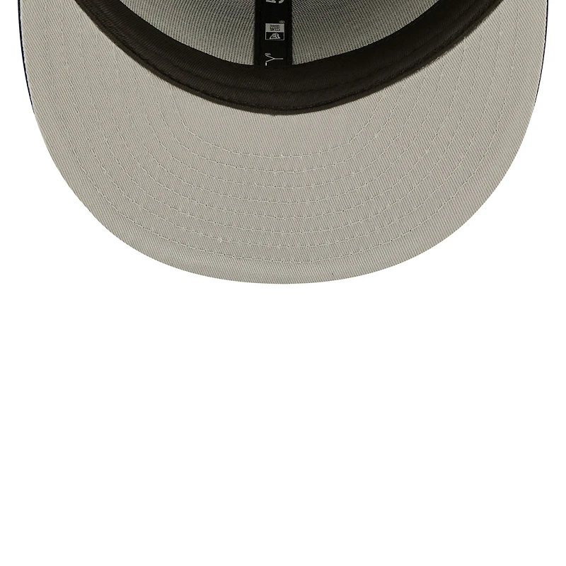 Casquette ajustée 59FIFTY pour homme Seattle Seahawks Flawless New Era College bleu marine