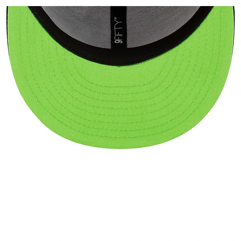 Casquette Snapback 9FIFTY Seattle Seahawks College Navy New Era pour homme