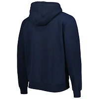 Men's New Era College Navy Seattle Seahawks Ink Dye Pullover Hoodie