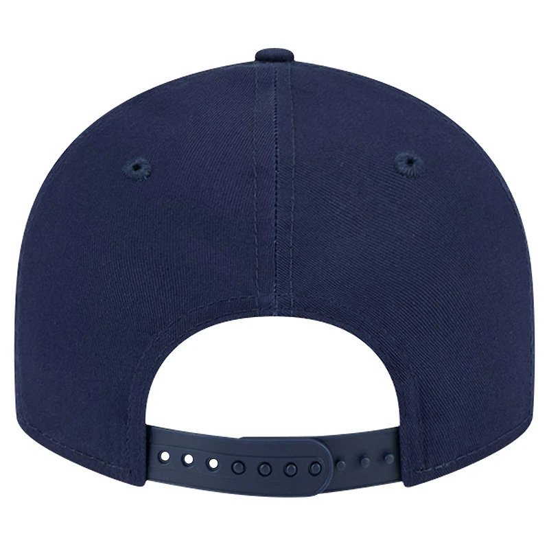 Casquette Snapback 9FIFTY principale à profil bas des Seattle Seahawks New Era College Navy pour hommes