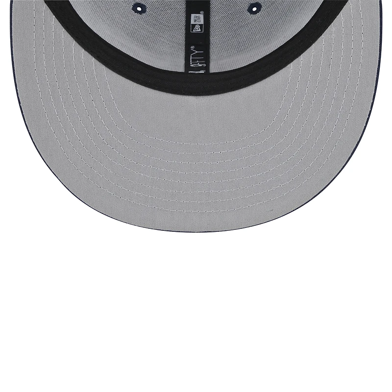 Casquette à visière plate 9FIFTY Snapback Main Trucker de Seattle Seahawks de New Era pour homme, bleu marine