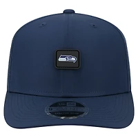 Men's New Era College Navy Seattle Seahawks Micro Badge 9SEVENTY Adjustable Hat