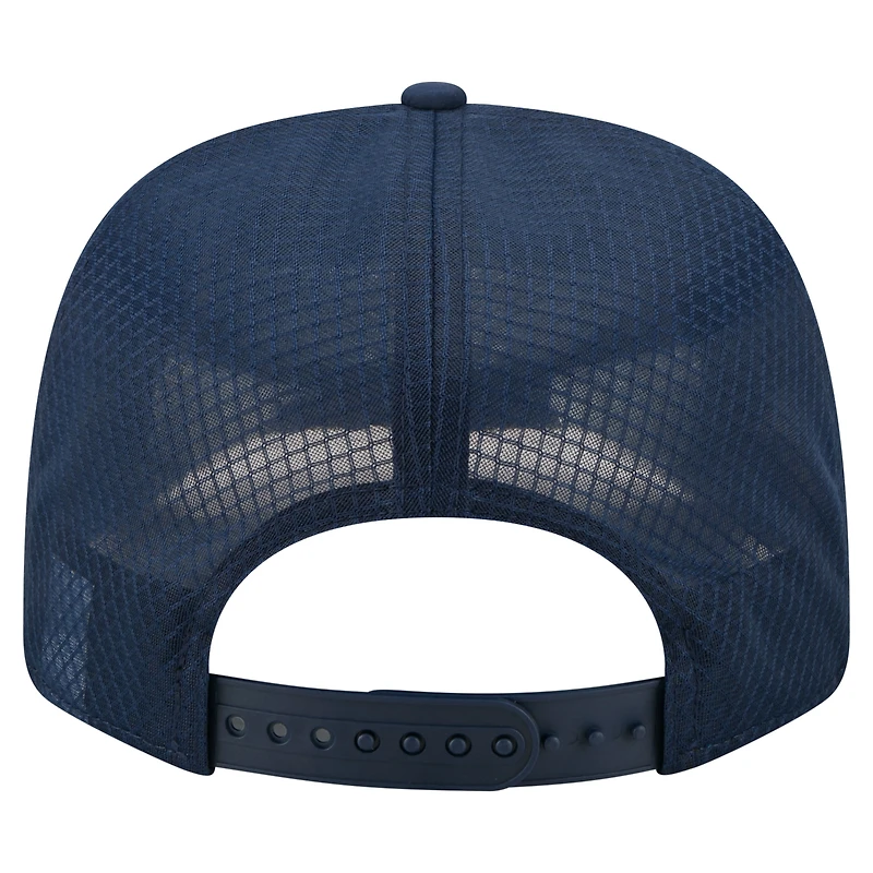 Men's New Era College Navy Seattle Seahawks Micro Badge 9SEVENTY Adjustable Hat