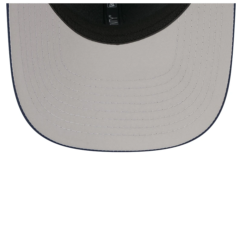 Men's New Era College Navy Seattle Seahawks Micro Badge 9SEVENTY Adjustable Hat
