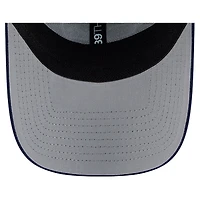 Casquette extensible 39THIRTY pour homme New Era College Navy Seattle Seahawks avec logo superposé