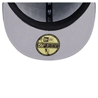 Casquette ajustée surdimensionnée 59FIFTY New Era College Navy pour homme des Seattle Seahawks